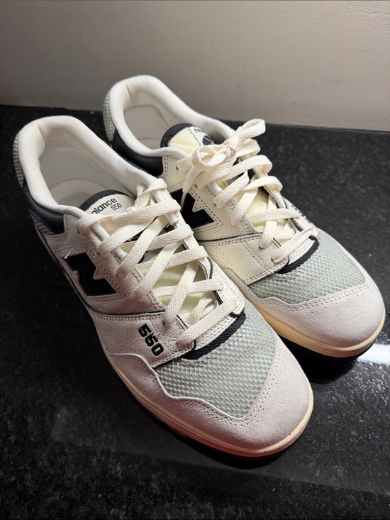 New Balance Other - New Balance 550 Men’s White and Light Gray Sneakers size 12